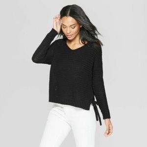Universal Thread Black Tie Sweater